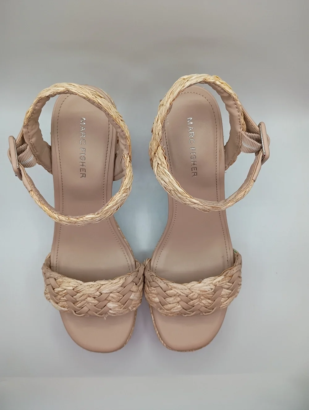 Marc Fisher Seclude Woven Platform Block Heel Sandals